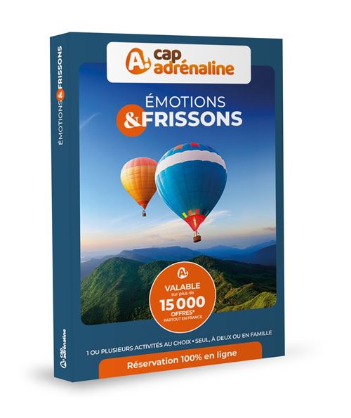 Coffret cadeau Cap Adrénaline Emotions Frissons