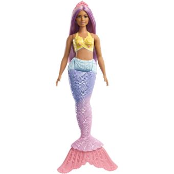 Barbie Dreamtopia - Poupée sirène aux cheveux violets et bleus - Xtratoys