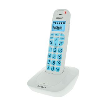 Téléphone fixe sans fil Logicom Confort 150 Blanc