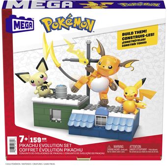 Jeu de construction Mega Bloks Pokémon Pikachu évolution - 1