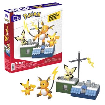 Jeu de construction Mega Bloks Pokémon Pikachu évolution