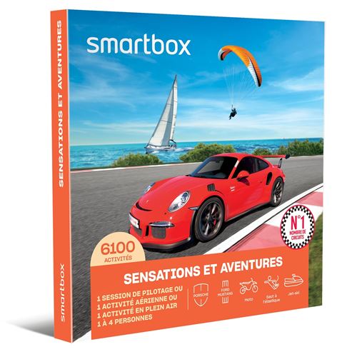 Coffret cadeau SmartBox Sensations et Aventures