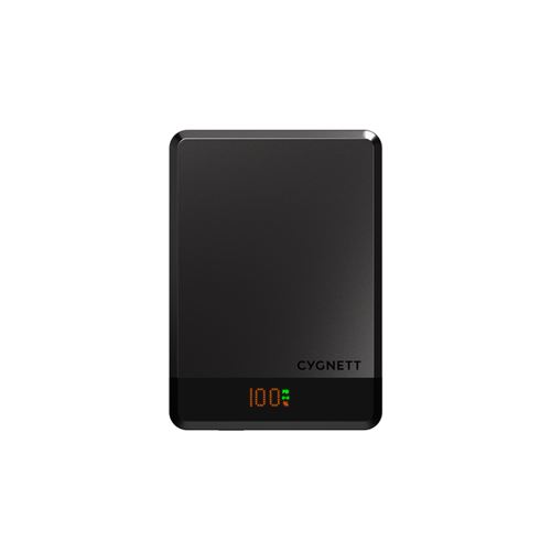 Batterie externe sans fil magn&eacute;tique Cygnett MagSlim 10000 mAh 20 W Noir