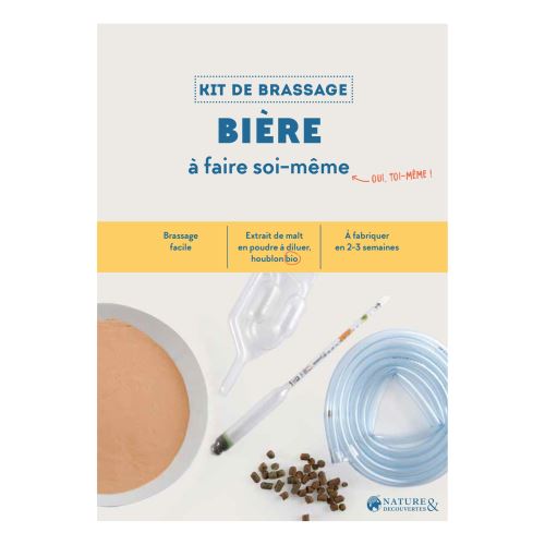 Kit De Brassage Bière Blonde Brewbarrel - 5L En 7 Jours, Idéal Cadeau Homme Ou Femme