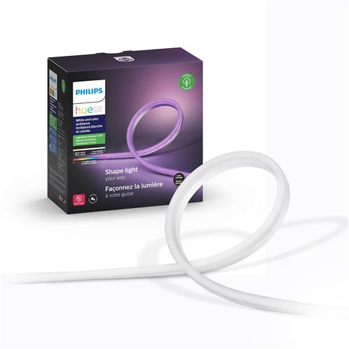 Bande lumineuse LED Blanc et couleur Lightstip Philips Hue 2 m