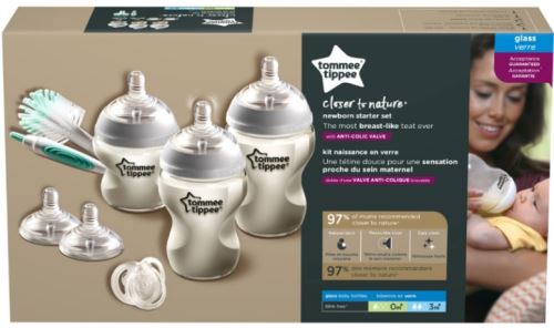 Starter kit naissance en verre Tommee Tippee Closer to Nature