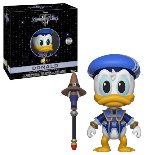 DISNEY-5 STAR VINYL FIGURE 8 CM-KINGDOM OF HEARTS 3-DONALD