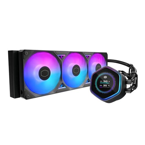 Kit Watercooling Cooler Master MasterLiquid 360 Atmos II LCD ARGB Noir