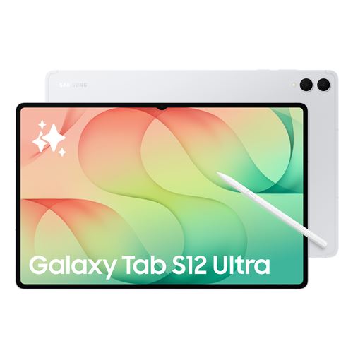 Samsung Argent Tablette Tactile Galaxy Tab S12 Ultra 14,6" 256 Go
