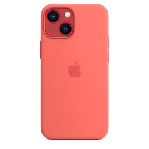 Apple Coque en silicone avec MagSafe (pour iPhone 13 mini) - Pomelo Rose :  : High-Tech