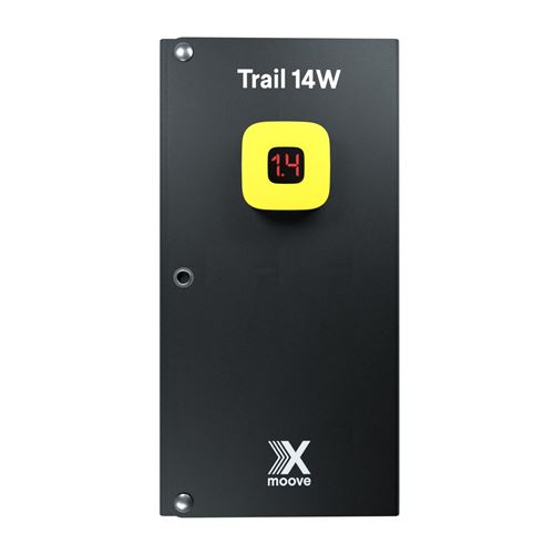 Chargeur panneau solaire pour téléphone mobile X Moov ETFE pliable avec mousqueton intégré 14W Noir