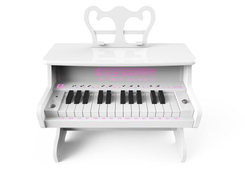 Mini piano iDance BigBen avec haut-parleur Bluetooth intégré Blanc