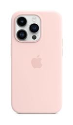 Apple - Coque de protection pour téléphone portable - avec MagSafe - silicone - rose craie - pour iPhone 14 Pro