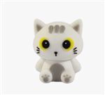 Gomme 3D Chat Blanc