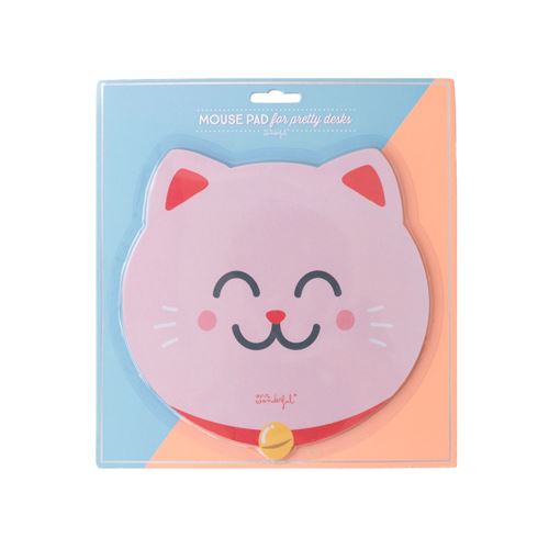 8 72 Sur Tapis De Souris Rond Mr Wonderful Edition Chat Tapis De Souris Achat Prix Fnac