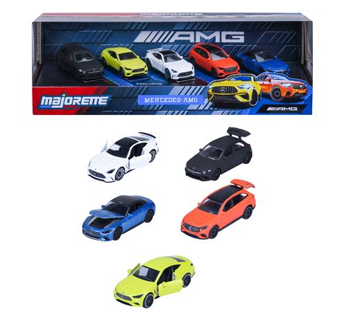 Coffret 5 véhicules Majorette Mercedes AMG - vue 1