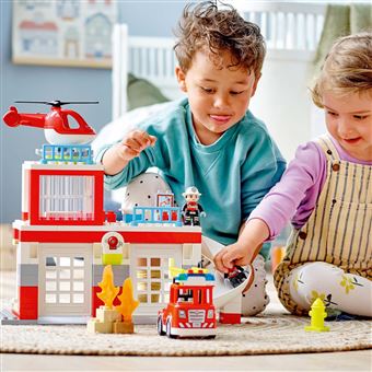 LEGO® DUPLO® 10970 La caserne et l’hélicoptère des pompiers