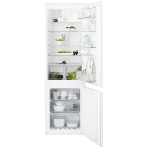 Réfrigérateur Congélateur En Bas Encastrable Electrolux Série 600 Knt6Te18S 254 L Blanc