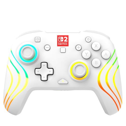 Manette sans fil Turtle Beach® Afterglow™ Wave Blanc pour Nintendo Switch™ 2 Nintendo Switch™ Nintendo Switch™ Lite et Nintendo Switch™ Modèle OLED