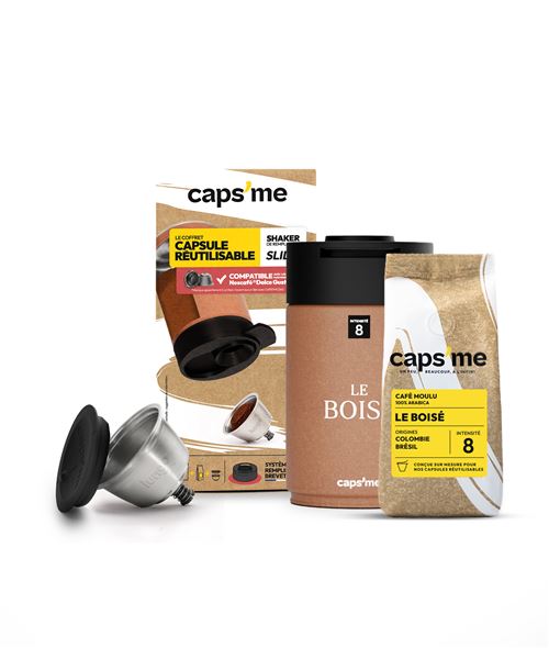 Coffret Caps Me Compatible Nescafe Dolce Gusto Slide