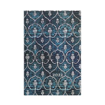 Agenda Rigide Paperblanks 2022 Velours Bleu Mini 9,5 × 14 cm