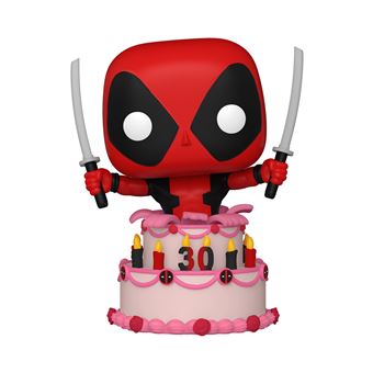 Figurine Funko Pop Marvel Deadpool 30th Deadpool in Cake