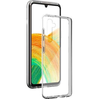 Coque silisoft BigBen Connected pour Samsung Galaxy A34 5G Transparent