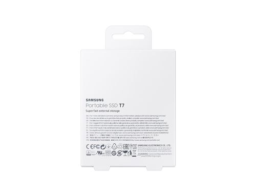 Disque SSD Externe Samsung Portable T7 MU-PC2T0T/WW 2 To USB 3.2 Gris  titane - SSD externes - Achat & prix