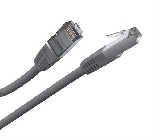 Pack 8 Câbles Ethernet RJ-45 Cat 6 Lineaire 0.3 m Gris