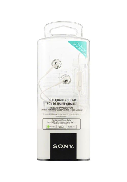 Ecouteurs Intra-Auriculaires Sony MDR-EX110AP – Filaire, Microphone, Isolation Acoustique - vue 1