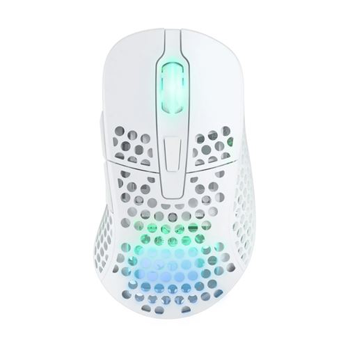 Souris gaming sans fil Cherry XTRFY M4 RGB Wireless Blanc