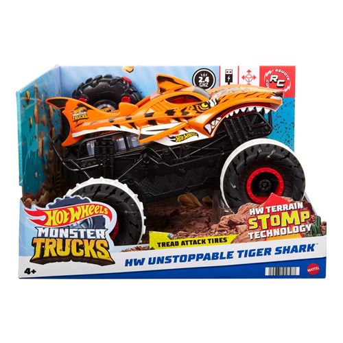 Voiture Hot Wheels L'inarretable Tiger Shark RC