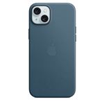 Coque en tissage fin avec MagSafe pour iPhone 15 Plus Bleu Pacifique