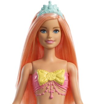 Poupée sirène Barbie Dreamtopia Cheveux corail