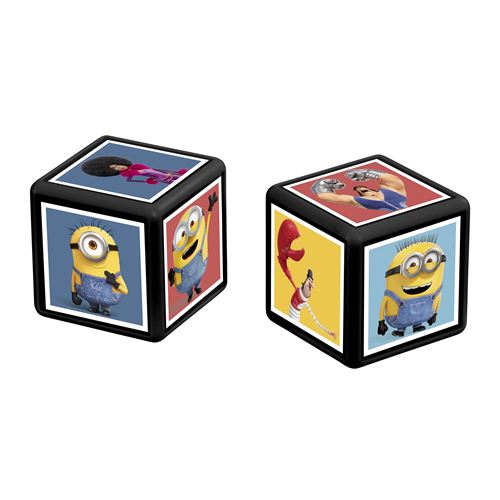 Match Minions 2 : Jeu De Société Tactique Pour Enfants Dès 4 Ans, Avec 25 Dés à L'effigie Des Personnages