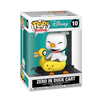 Figurine Funko Pop Train The Nightmare Before Christmas Zero in Duck Cart avant-première Fnac