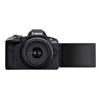 Canon EOS R50 - Appareil photo numérique - sans miroir - 24.2 MP - APS-C - 4K / 30 pi/s - corps uniquement - Wi-Fi, Bluetooth - noir