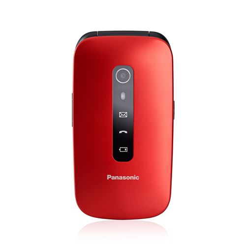 Téléphone portable basique Panasonic KX-TU550EXR 2.8 Rouge