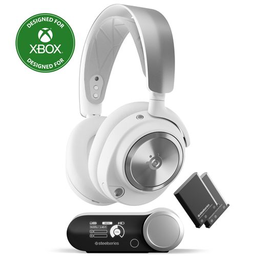 Casque-Micro gaming sans fil SteelSeries Arctis Nova Pro WL X Blanc