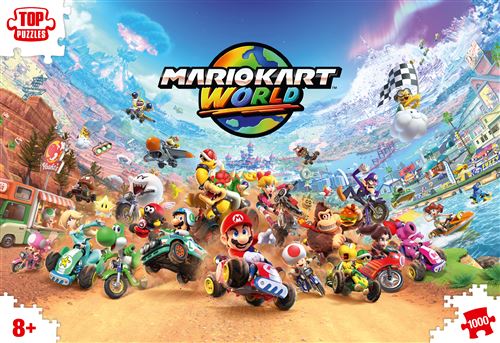 Puzzle WINNING MOVES Mario Kart World 1000 pièces Dès - vue 1