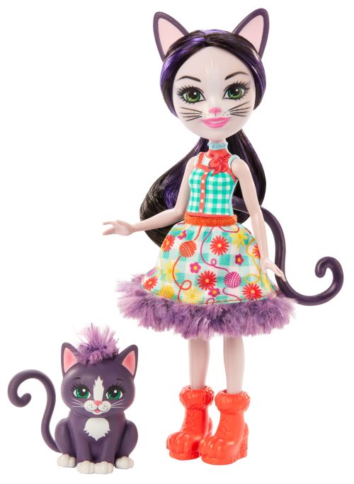 Poupee Enchantimals Ciesta Chat Et Climber Poupee Fnac Be