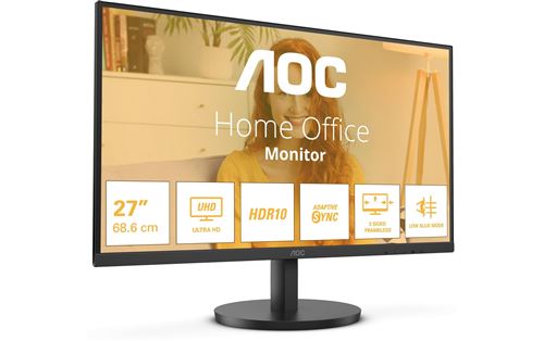 Aoc Schwarz Monitor U27b3m 27 Zoll Ultra Hd 4K