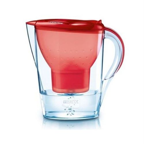 Brita Marella Karaf Filter met 2 Patronen Rood