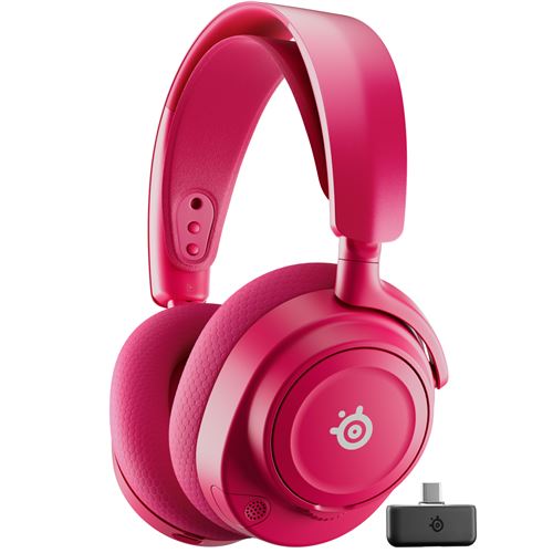 Casque-Micro Gaming sans fil Wifi SteelSeries Arctis Nova 7 Gen 2 Magenta