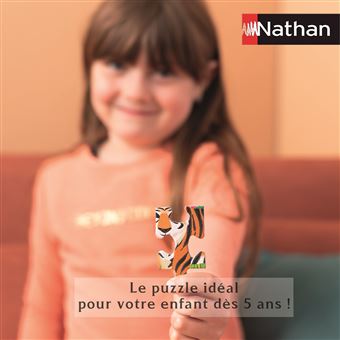 Puzzle Nathan Carte du monde des animaux 45 pièces