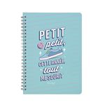Cahier petit format Mr. Wonderful Petit à petit, cette année, tout me sourit
