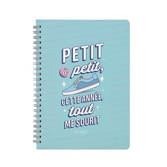 Cahier petit format Mr. Wonderful Petit à petit, cette année, tout me sourit