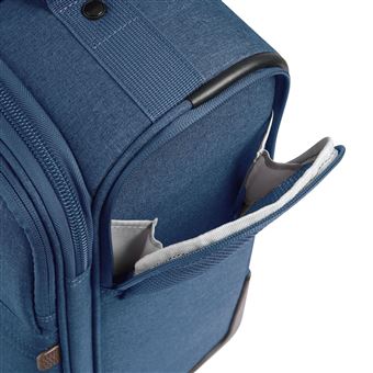 Valise cabine Delsey Maubert 2.0 45 cm Bleu