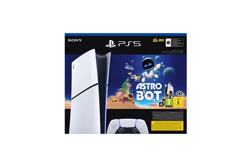 Pack Console Sony Édition Digitale Playstation®5 Modèle Slim + Astro Bot