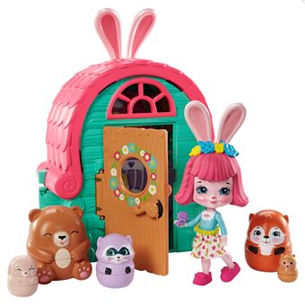 Poupée Enchantimals Maison et animaux Surprises Lapin